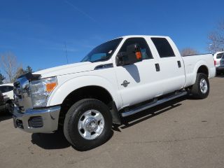 2011 Ford F - 250 Crew Cab Diesel Xlt 4x4 Short Bed 6.  7 All Power All Orig photo