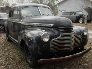 1941 Chevrolet Deluxe Business Coupe,  Hot Rod,  Street Rod,  Rat Rod,  41 Chevy photo