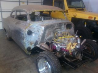 1953 Chevy Street Rod Project Car,  Chopped,  Lowered,  Lots Of Custom Work Done photo