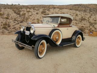 1930 Ford Model A Roadster With Deluxe Trim photo