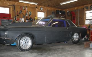 1967 Mustang Drag Car Prostreet Hotrod Fast Tubbed Bbf 9 