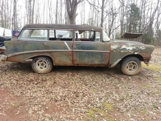 1956 Chevy Bel Air 150 / 210 Wagon Body,  Most Glass & Chrome Is There, photo
