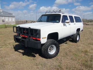 1987 Chevy Truck Suburban 4 Wheel Drive With 10 Inch Lift photo