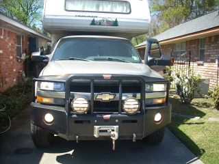 2002 Chevrolet Silverado 2500 Hd Ls Crew Cab Pickup 4 - Door 6.  6l With Camper photo