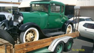 1929 Model A 2 Door Coupe All Origanal Henry Ford Steel photo