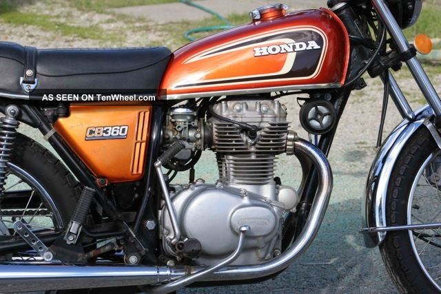 1974 Honda cb360 motorcycle #4
