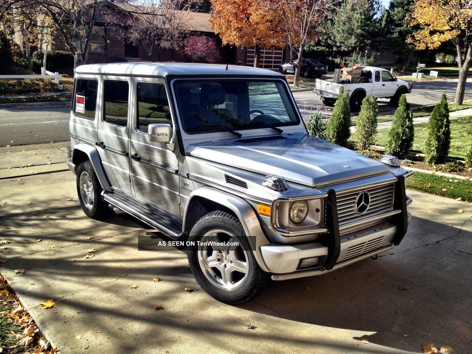 2005 Mercedes - Benz G55 Amg Full Optioned Silver Base Sport Utility 4 - Door 5.  5l G-Class photo