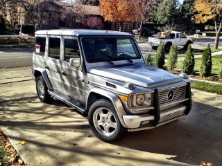 2005 Mercedes - Benz G55 Amg Full Optioned Silver Base Sport Utility 4 - Door 5.  5l photo