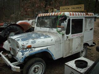 1968 Kaiser Jeep2x4 Right Side Drive Old Ice Cream Truck / Great Hunting Truck photo