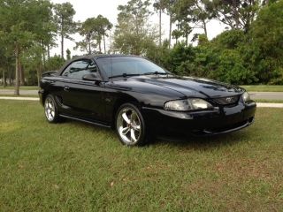 1998 Ford Mustang Gt Convertible 2 - Door 4.  6l Must Sell photo