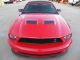 2007 Ford Mustang Shelby Gt 500 Svt Convertible Red 540hp Supercharged Mustang photo 7