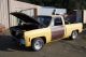 1977 Chevy 1 / 2 Ton Short Box Project Truck With 350 Automatic Trans And Wheels C/K Pickup 1500 photo 1