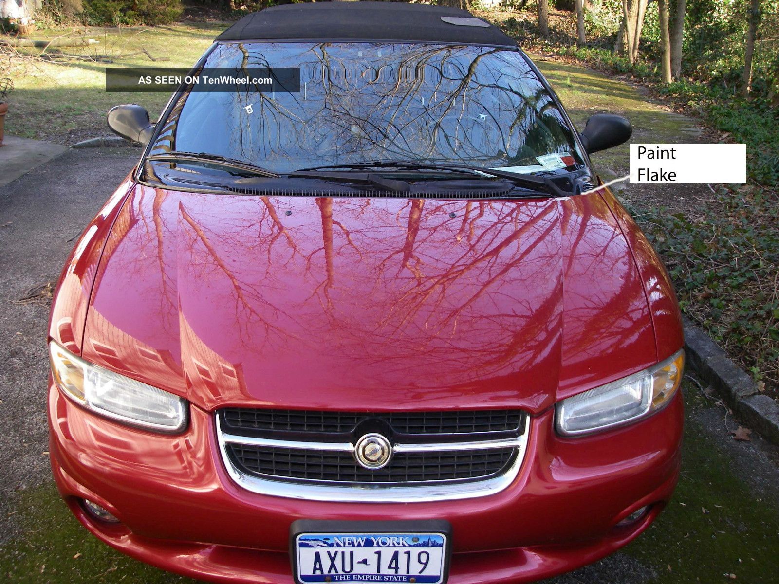 1998 Chrysler Sebring Jxi Convertible Candy Apple Red