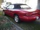 1998 Chrysler Sebring Jxi Convertible Candy Apple Red Sebring photo 3