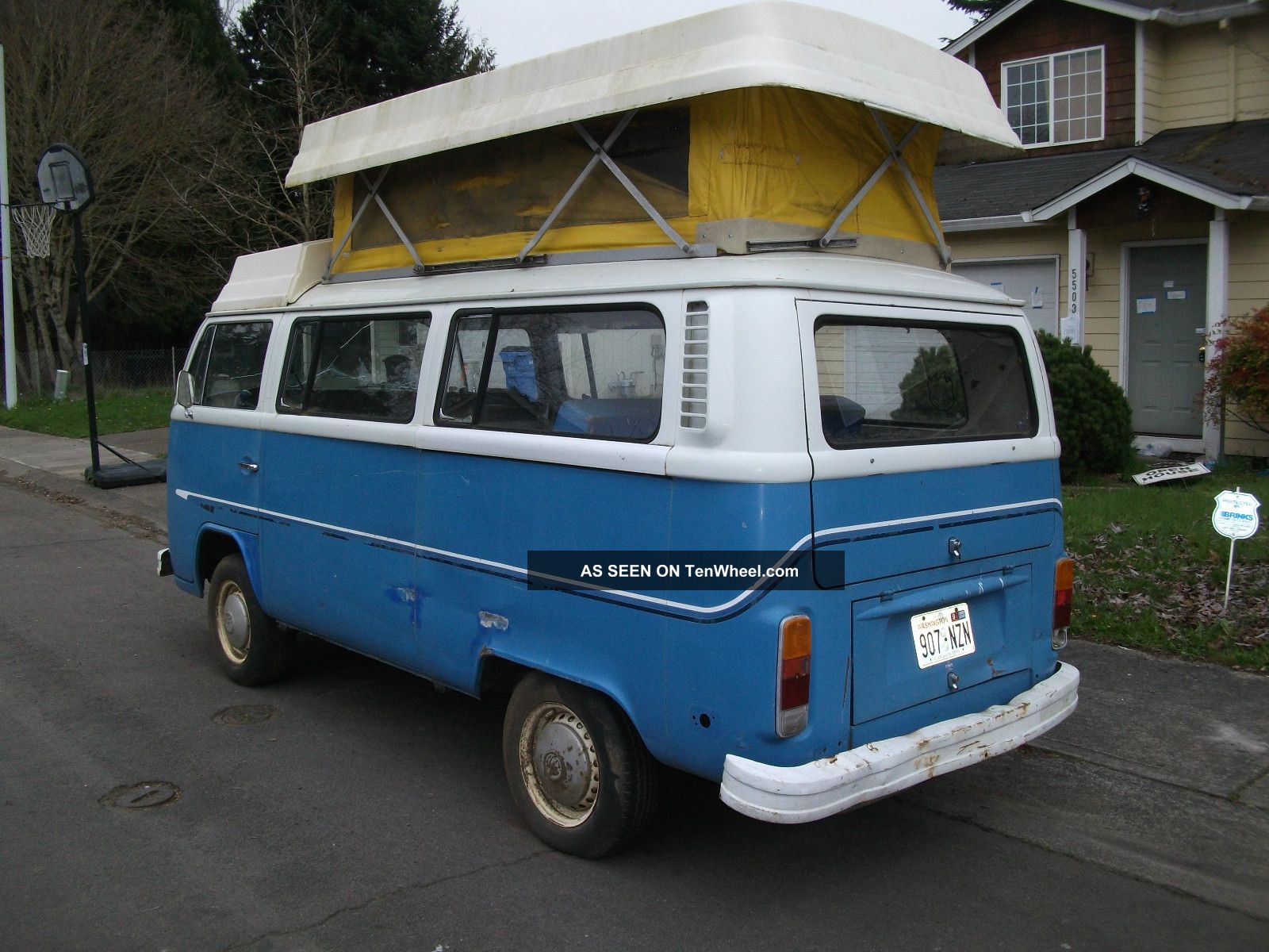 1973 Amp 1975 Volkswagen Buses Riviera Pop Top Campers