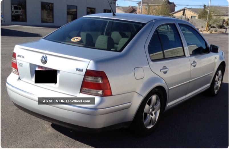 2004 Volkswagen Jetta Gls Tdi 4 Door Sedan 1 9l Diesel