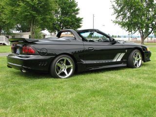 1998 Mustang Saleen S351 Speedster Convertable 98 - 011 Black On Black On Black photo