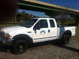 1999 Ford F - 350 Duty Lariat Extra Cab Pickup 4 - Door 6.  8l - Police photo