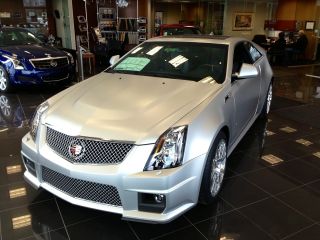 2013 Cadillac Cts V Coupe 2 - Door 6.  2l Limited Edition Silver Frost Matte 1of 100 photo