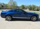 2009 Ford Mustang Shelby Gt500 - Blue,  White Stripes, Mustang photo 2