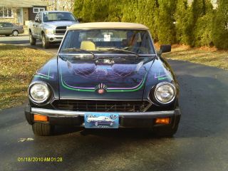 1979 Fiat Spider,  Convertible,  Green Body With Graphics photo