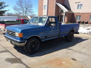 1989 Ford F - 250 Xlt Lariat Standard Cab Pickup 2 - Door 7.  5l photo