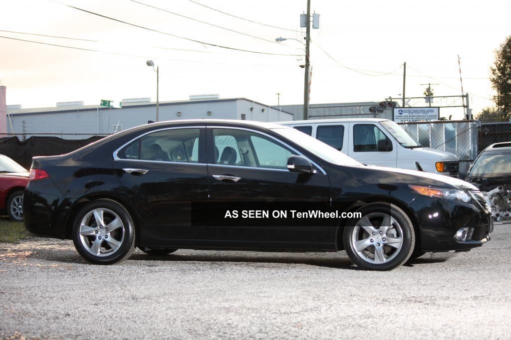 2011 Acura Tsx Technology Package Sedan Black 19k