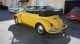 1969 Volkswagen Beetle Bug Convertible 2 Owners Only Yellow With Black Beetle - Classic photo 3