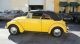1969 Volkswagen Beetle Bug Convertible 2 Owners Only Yellow With Black Beetle - Classic photo 8