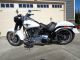 2011 Harley Davidson Fat Boy Lo,  White Hot Denim With Vance And Hines Pipes Softail photo 1