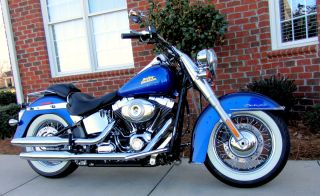 2007 Harley Davidson Softail Deluxe Limited Blue Brothers Edition From Hd photo