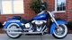 2007 Harley Davidson Softail Deluxe Limited Blue Brothers Edition From Hd Softail photo 2