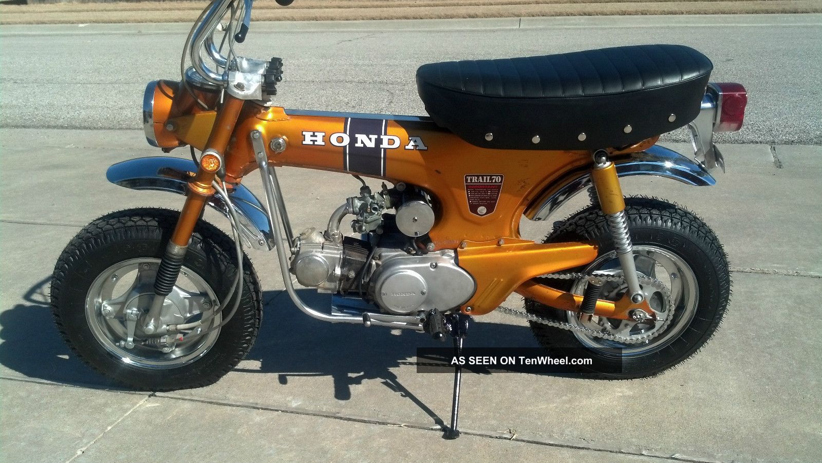 1971 Honda Ct 70 Mini Trail 70 Red Vintage Ct70 Motorcycle