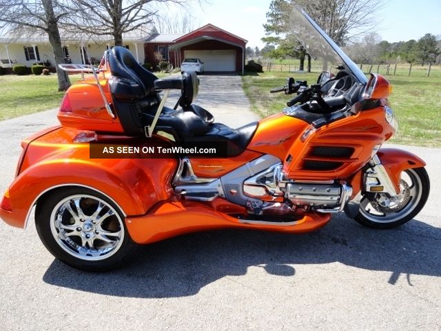 Honda orange goldwing #6