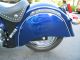 2002 Indian Chief.  100 Cu.  In.  Bottlecap Motor.  Custom Blue Paint Indian photo 3