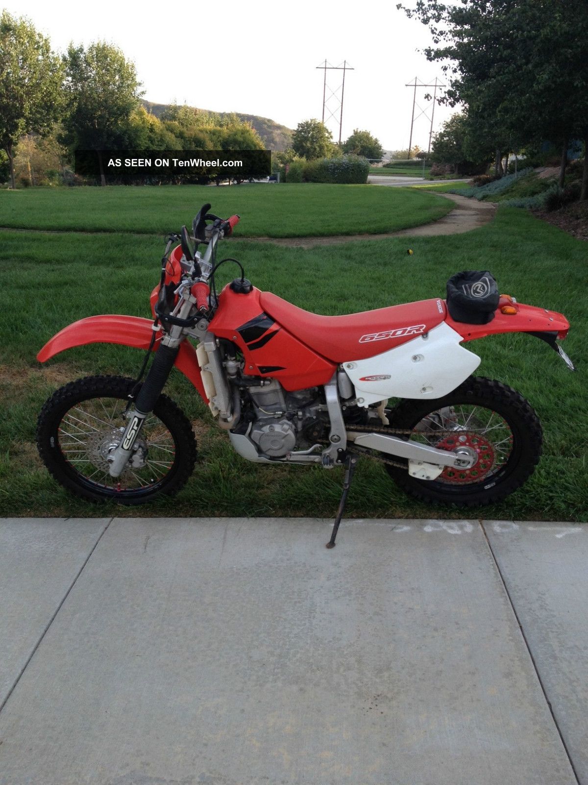 How to make a honda xr650r street legal #3