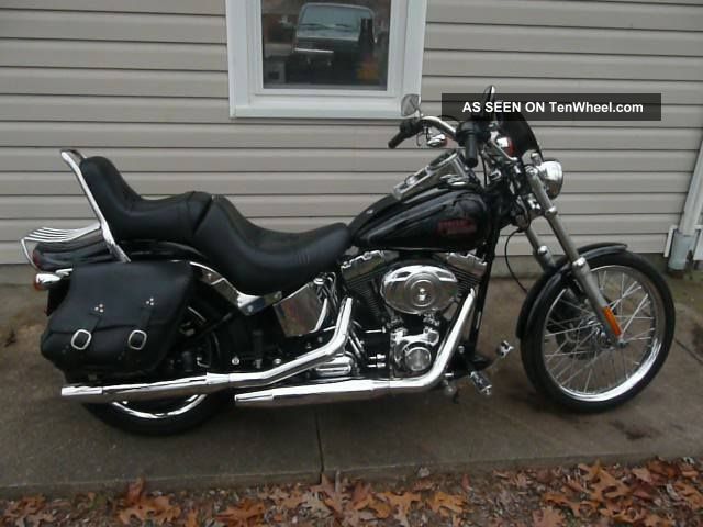 softail custom saddlebags