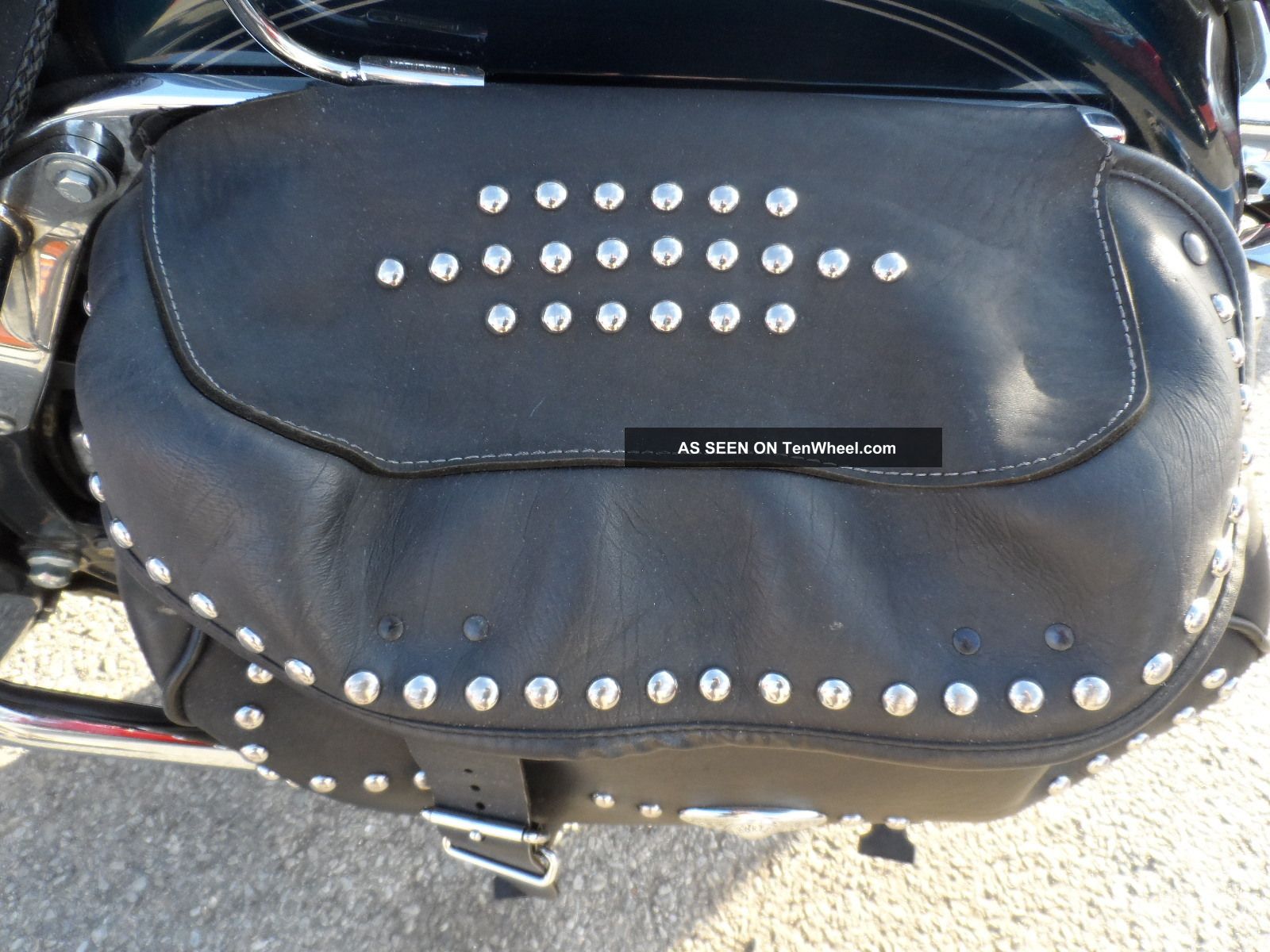 2002 Harley Davidson Heritage Sotail Classic Jade Saddle Bags Ultra