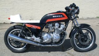 1981 Honda Cb750f Sport Modified To Cafe Racer Style photo