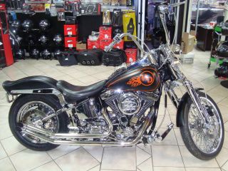 1996 96 Harley Davidson Springer Softail Fxsts Loaded With Chrome Nr photo