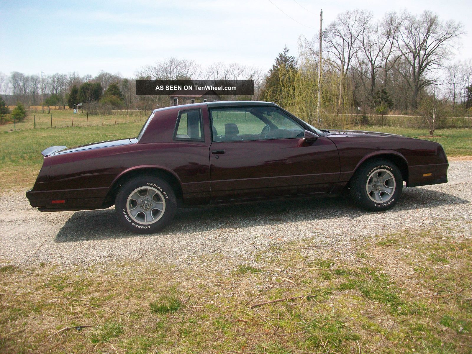 1986 Monte Carlo Ss T Tops Runs Good Automatic
