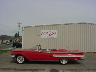 1960 Chev Impala Convertible Factory Air Conditioning Frame Off Restoration photo