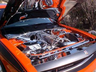 2010 Dodge Challenger Hemi Orange Srt8 Ta Engine All Chrome Coupe 2 - Door 6.  1l photo