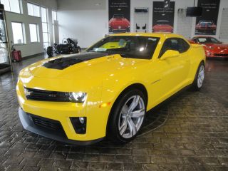 2013 Rally Yellow Supercharged Camaro Zl1 Automatic Carbon Fiber Below Msrp photo
