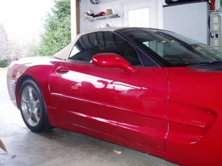 2000 Corvette Convertible Burgandy photo