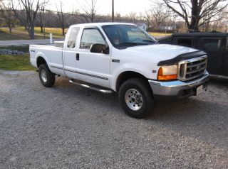 1999 Ford F - 250 7.  3 Diesel,  4x4,  Supercab,  Longbed,  Good Solid Truck. photo