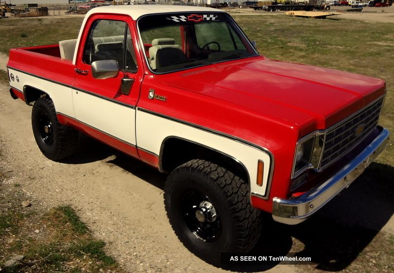 Rust California 1977 Chevy Blazer K 5 4x4