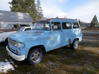 1965 Dodge Town Wagon - Ready To Restore,  Customize Or Hotrod - In Running Condition photo