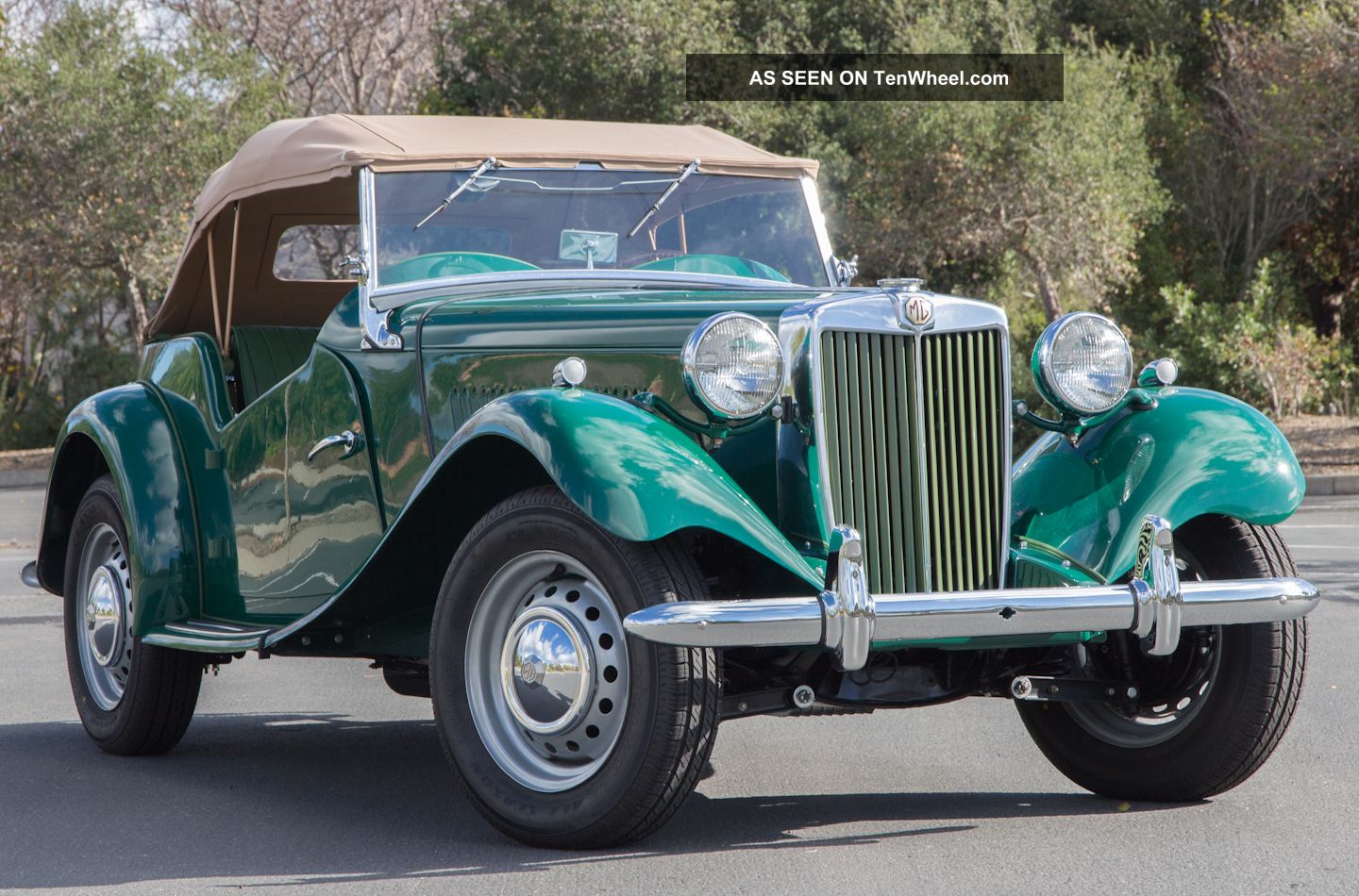 1953 Mg Td - Near Concours Restoration,  Brooklands Green,  Almond Green Interior T-Series photo