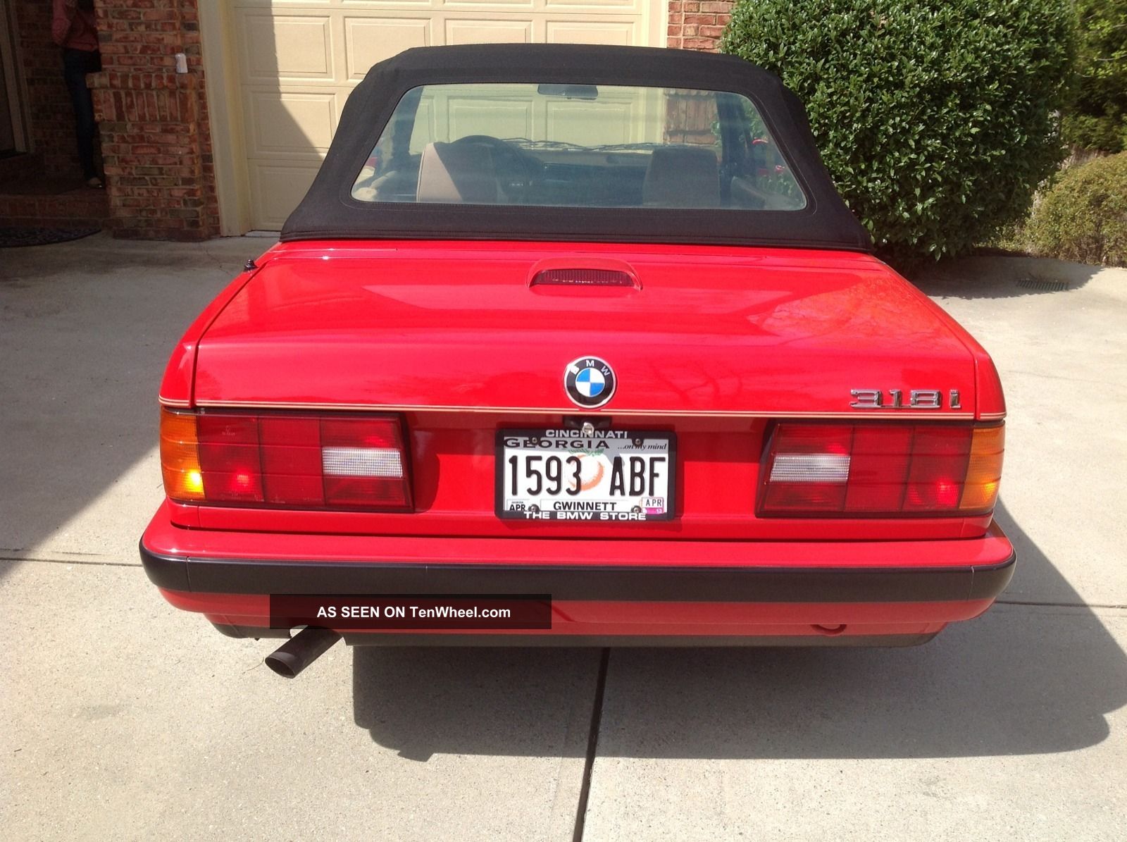 1991 Bmw 318i Base Convertible 2 Door 1 8l